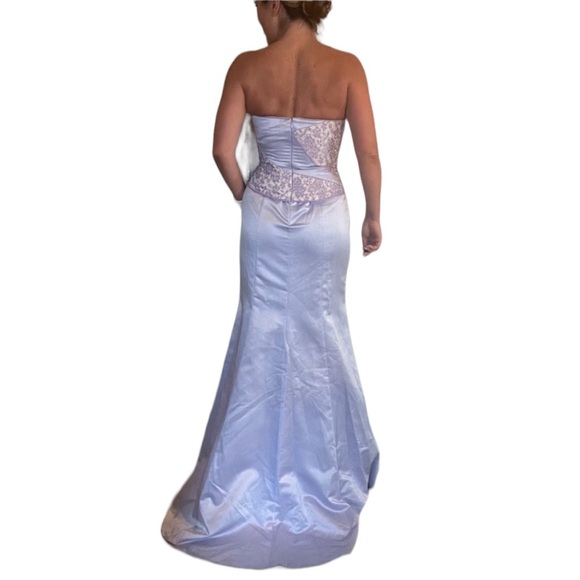 Jovani Lavender Strapless Gown - Picture 3 of 5